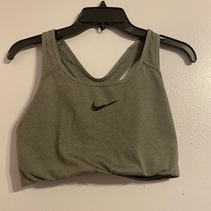 Grey Nike Sports Bra